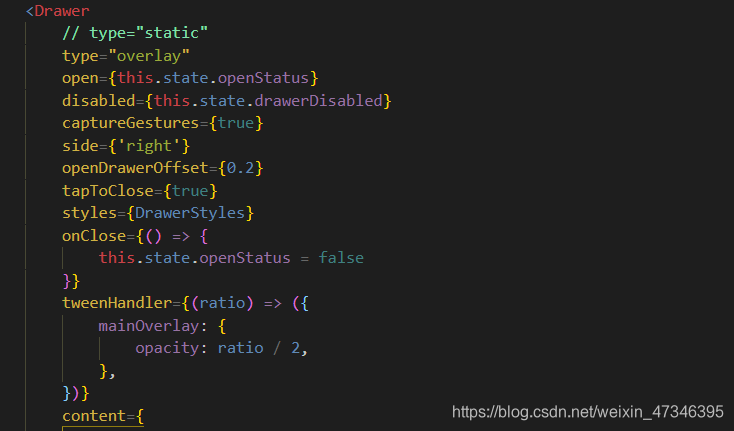 react-native-drawer抽屉使用-CSDN博客
