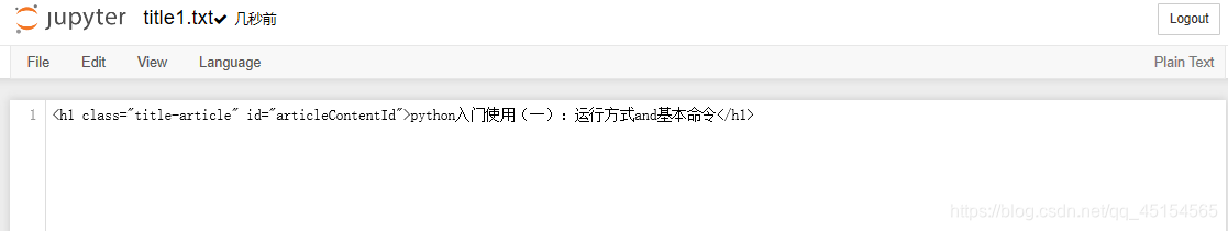 初学爬虫（一）：编写第一个爬虫程序：获取页面、提取需要的数据、如何精准定位标题的HTML代码位置、存储数据