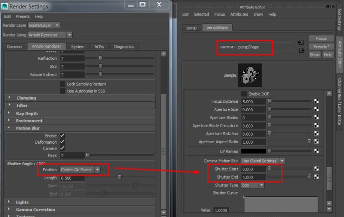 arnold运动模糊nuke合成方法