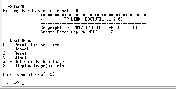 [交换机]重置TP-LINK TL-SG5428口令