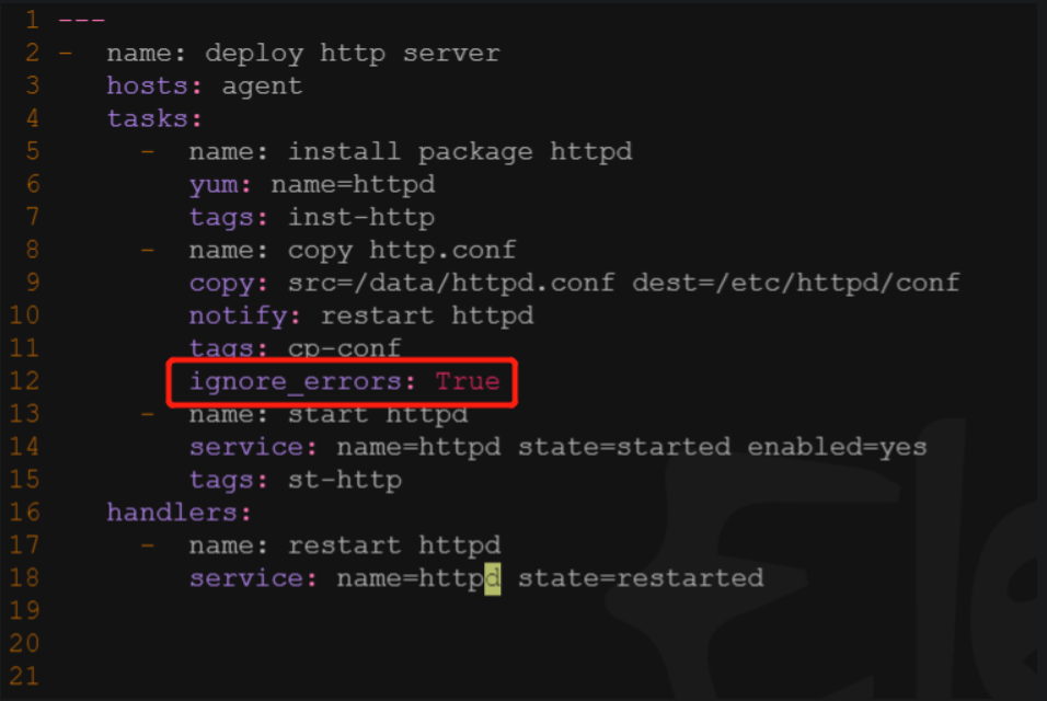 Ansible使用基础之ignore_errors_ansiblegalaxy 报错error! you can use