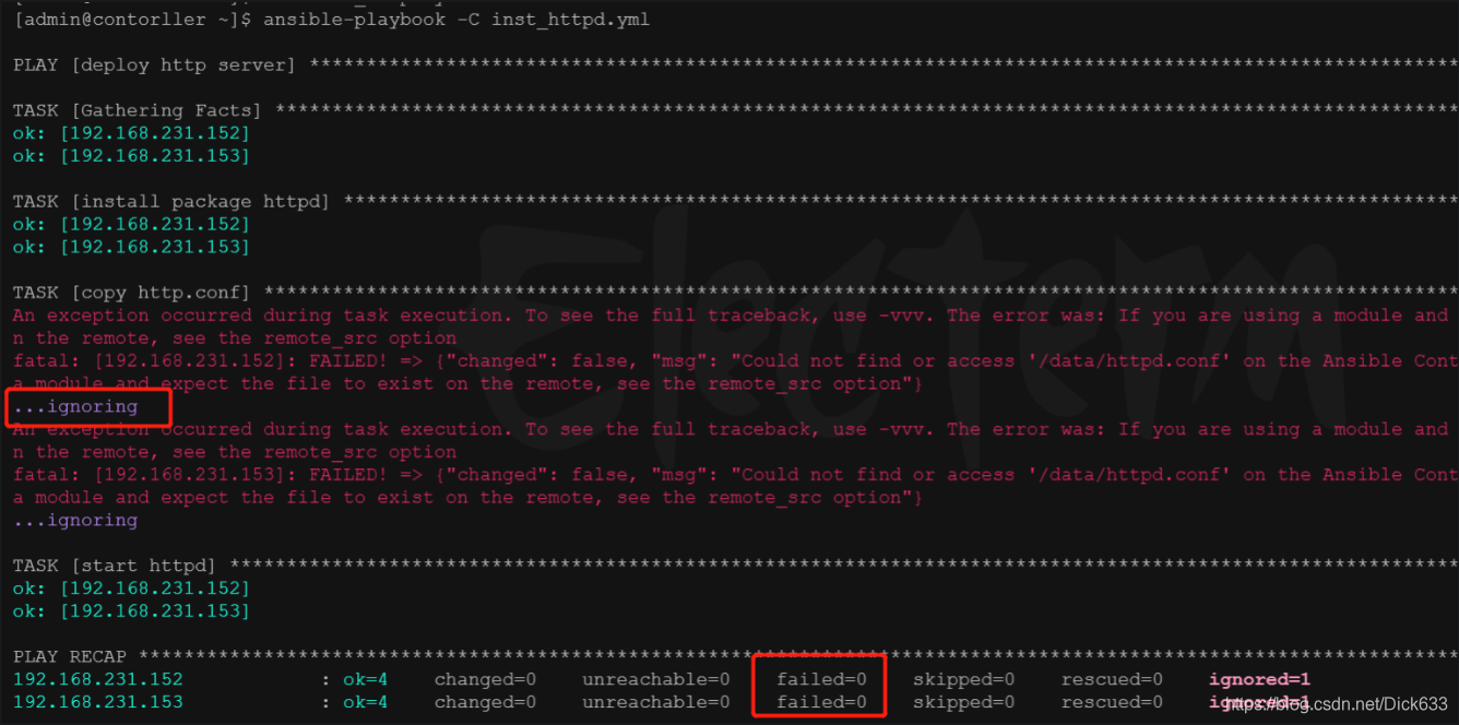 Ansible Ignore Errors Ansible Ignore Errors RunnerJxc CSDN