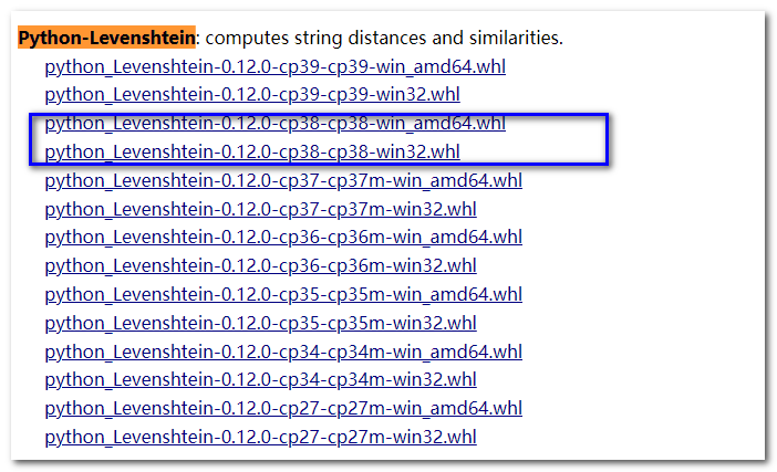 Python，使用(pip Install .) Failed Building Wheel For Python_Levenshtein解决 ...