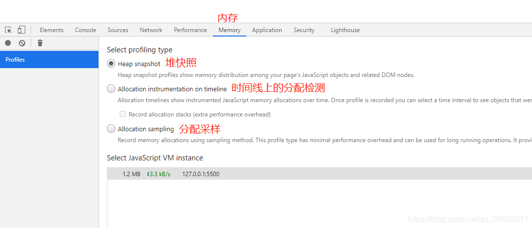 内存，时间线上的分配检测，分配采样