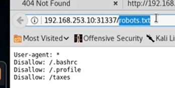 课程中的robots.txt