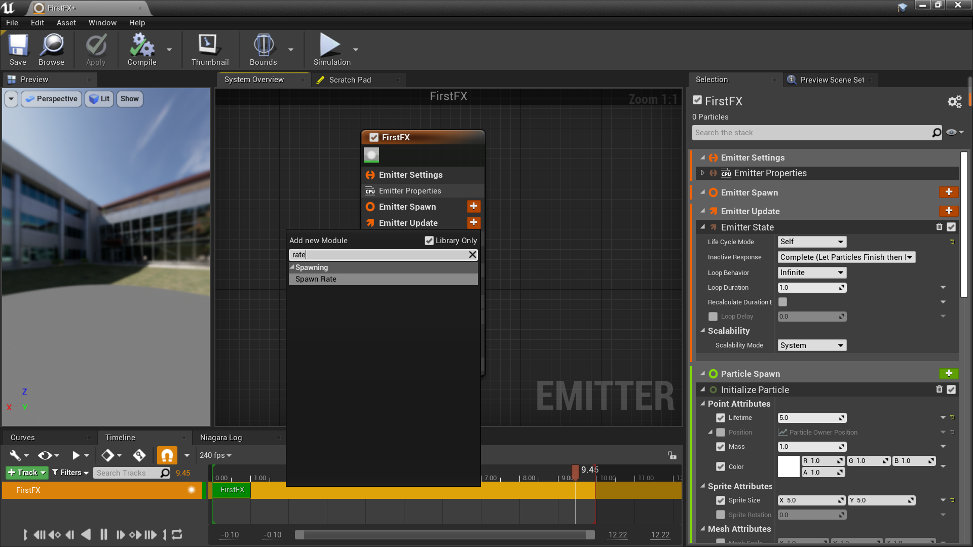 初探ue425特效系统niagara