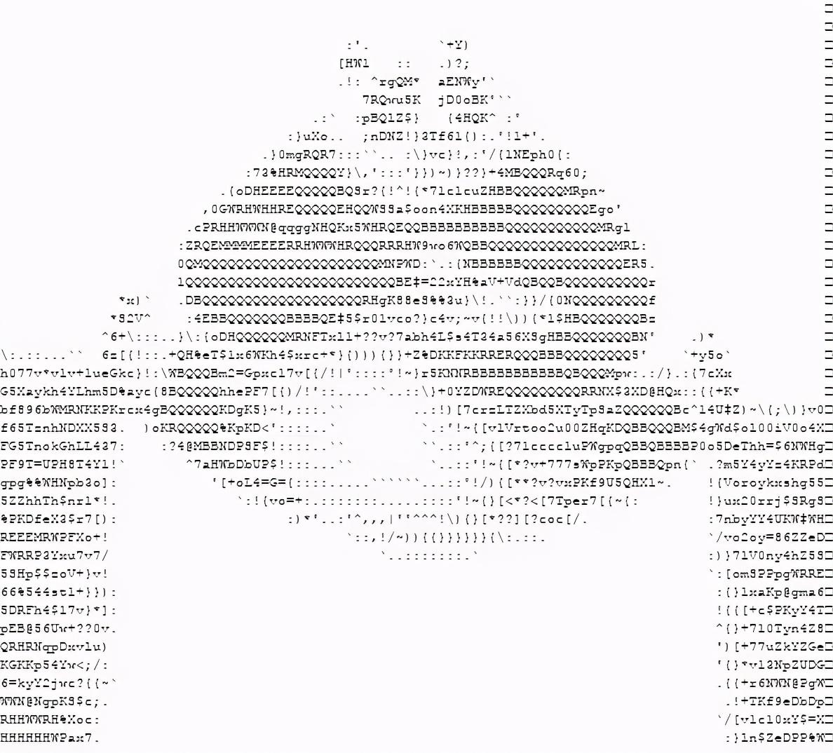 gif动态图视频都能用python转换成字符画图像