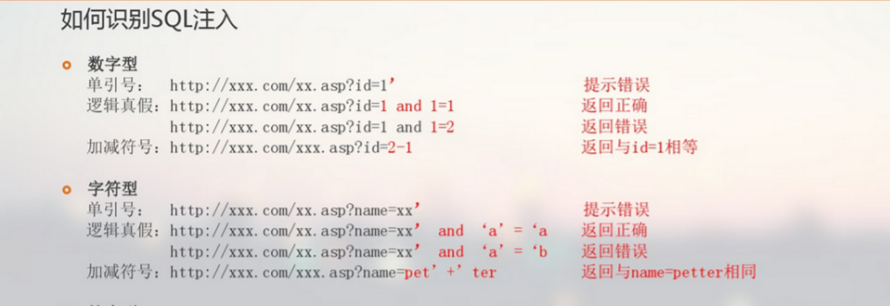 Web—SQL注入攻击