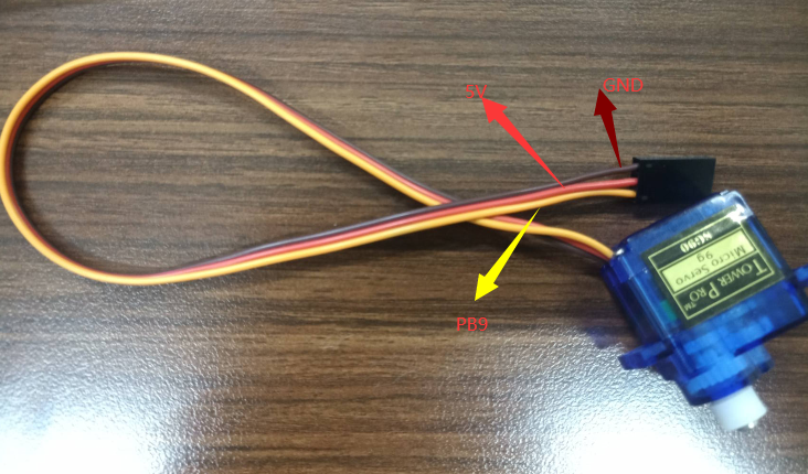 sg90舵机接线图片