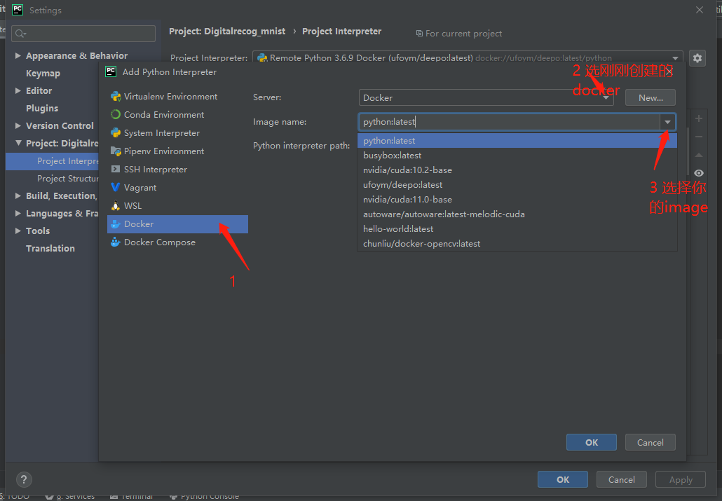 Docker installation and use with Pycharm Clion, etc. - Programmer Sought