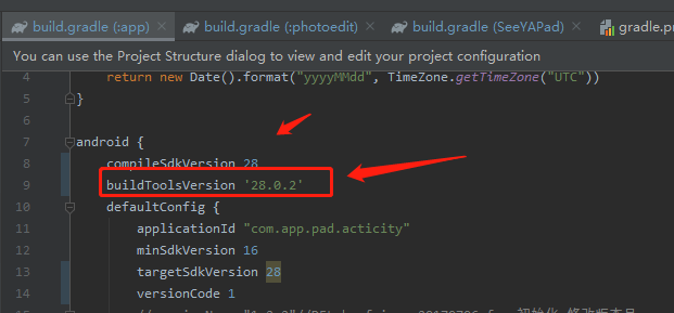 First acquainted with Android Studio, configure the SDK version and ...