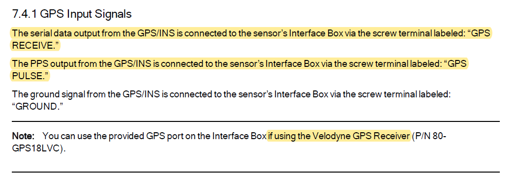 Velodyne VLP16时间同步