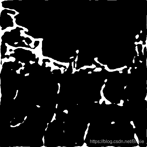 图3雷达图深度学习提取的边缘线