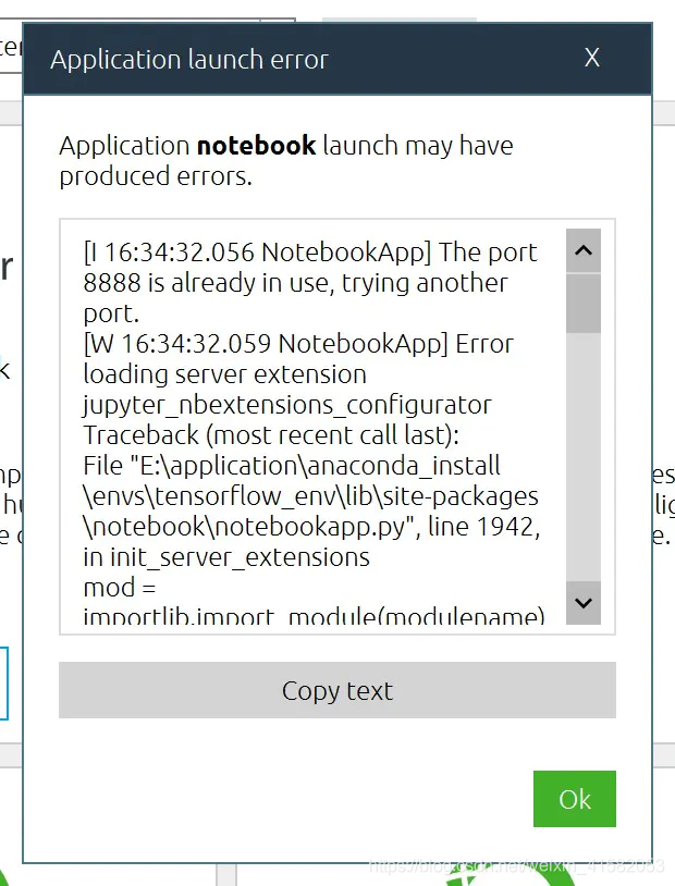 解决方案 Anaconda 运行jupyterlab 出现application Launch Errror Python学习与数据挖掘 Csdn博客