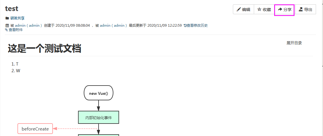 推荐一款轻量级的支持Markdown的团队知识分享开源软件