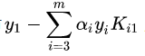 有y_{1}-\sum_{i=3}^m _{}_{}_{1}