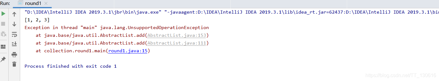 Arrays.asList()、ArrayList.subList()方法的使用注意事项_list list = arrays.aslist ...