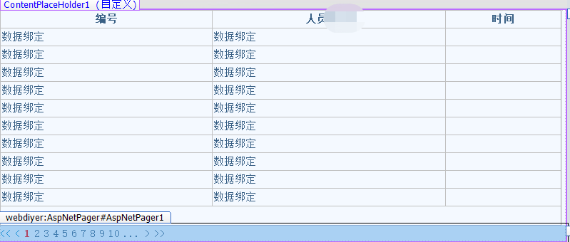 webform asp.net gridview 分页 利用aspnetpager 分页