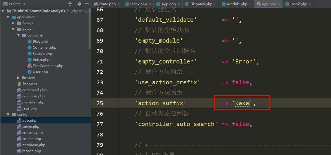 How does ThinkPHP routing address instantiate the controller?