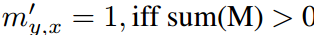 m'y，x = 1，当sum sum（M）> 0时。