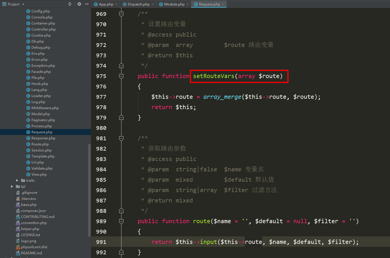 How does ThinkPHP routing address instantiate the controller?