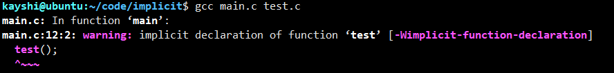 warning: implicit declaration of function ‘topo_analysis‘ [-Wimplicit-function-declaration]