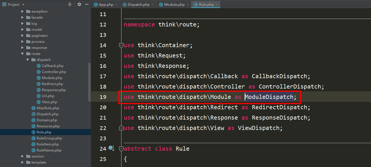 Wie instanziiert die ThinkPHP-Routing-Adresse den Controller?