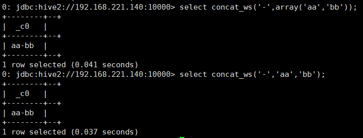 #select concat_ws('-',array('aa','bb'));#select concat_ws('-','aa','bb');