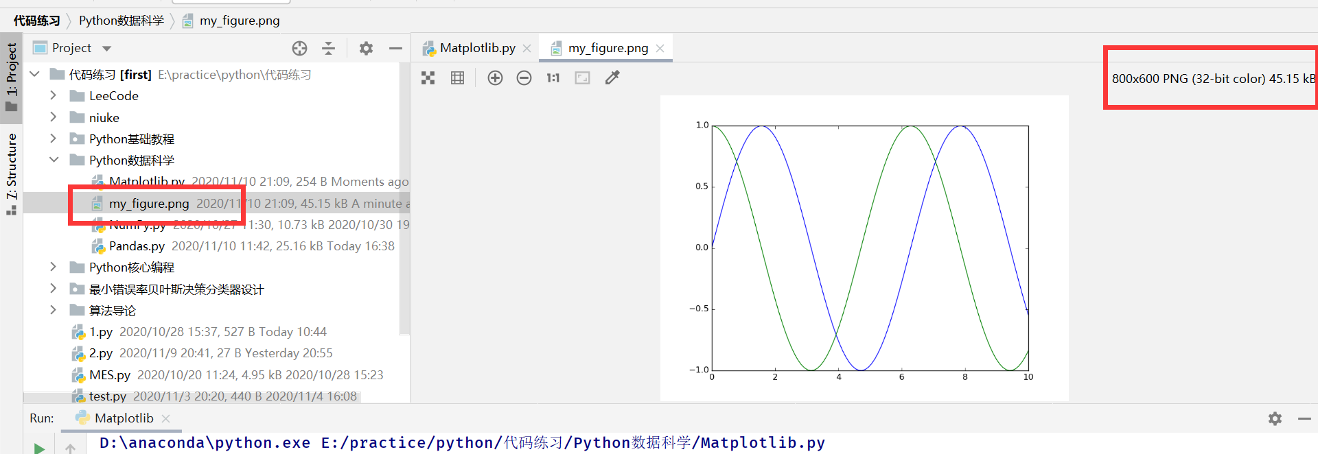 Python数据科学学习笔记之——Matplotlib数据可视化_imshow选择性显示y-CSDN博客
