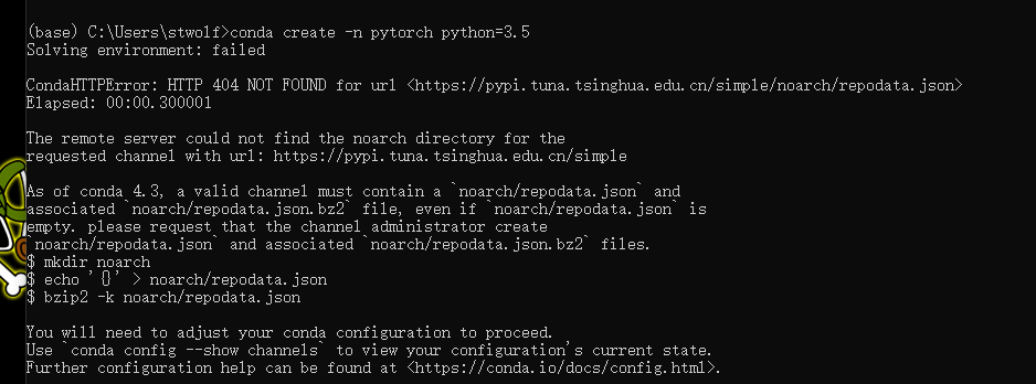 使用conda安装环境时报错 Solving environment: failed - 代码天地