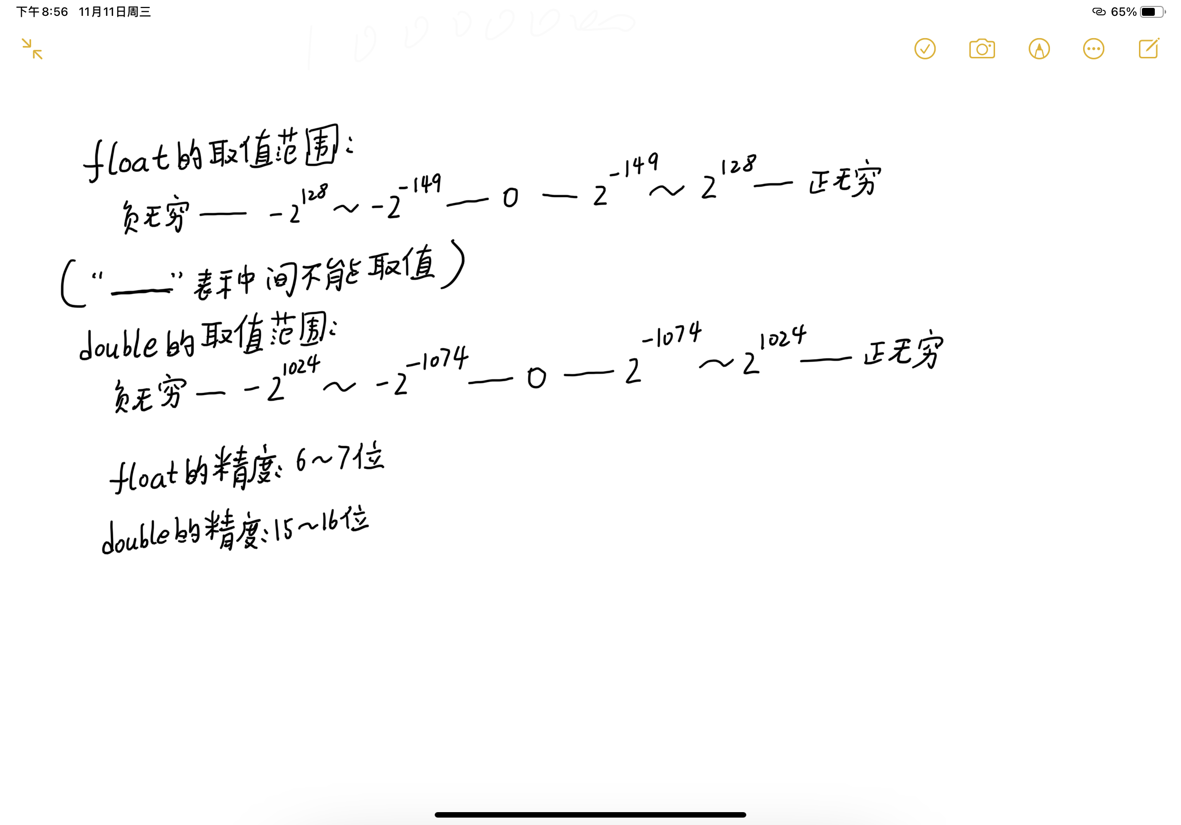JAVA notes 1: JAVA eight data types - Programmer Sought