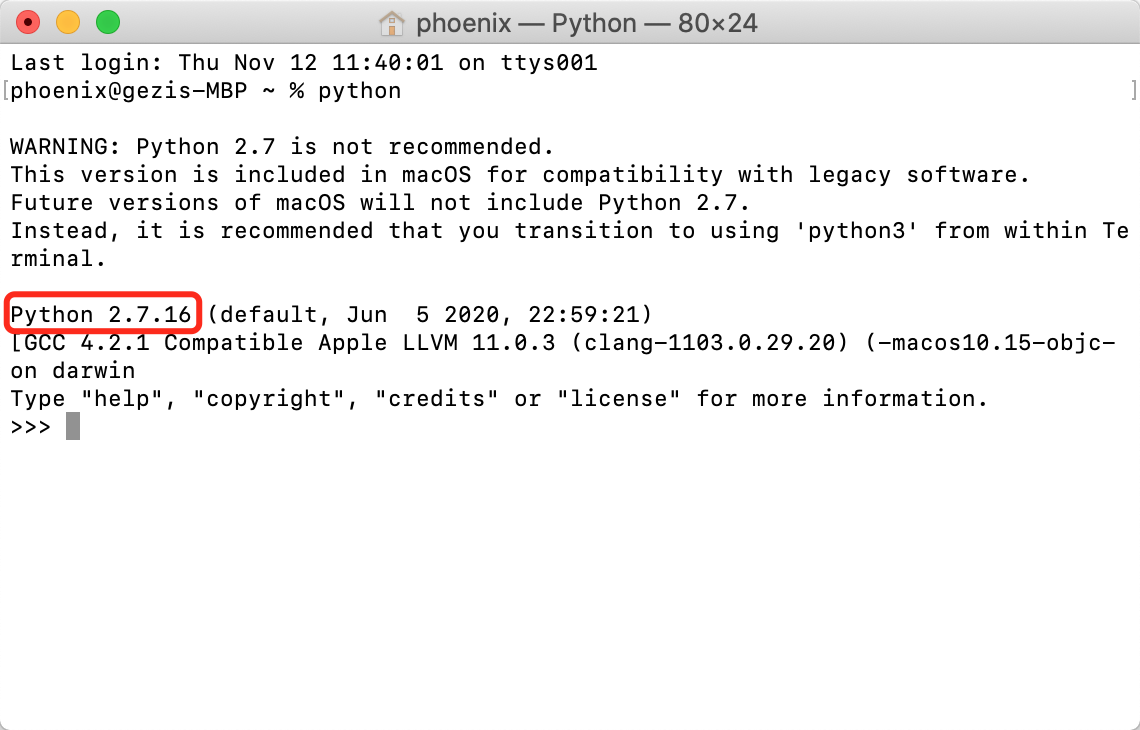 Instalar python2 y python3 coexistence en Mac - programador clic