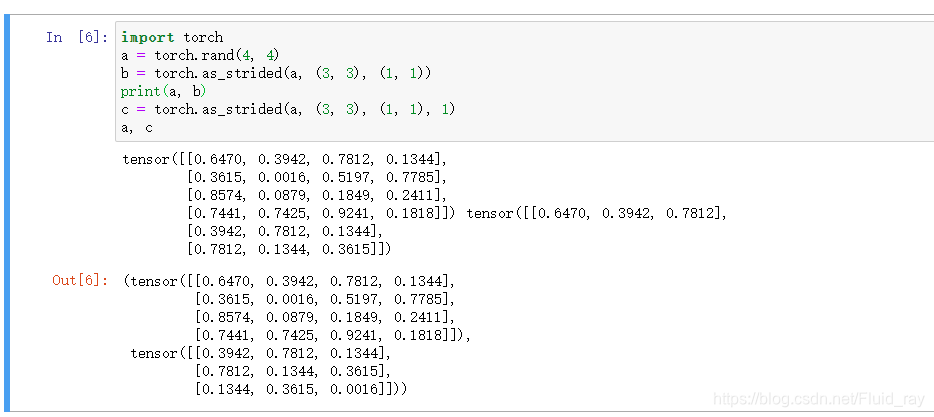 Pytorch Strided pytorch每日一学15(torch.as_strided())根据步长创建一个现有tensor的视图_pytorch at ...