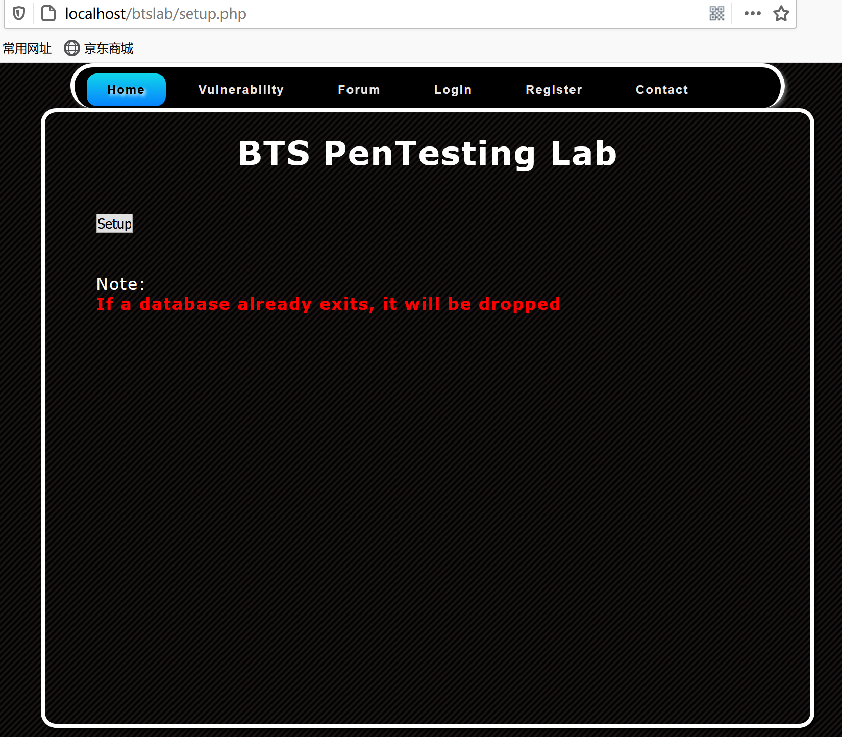 btslab full strategy-build installation and sql injection - Programmer ...