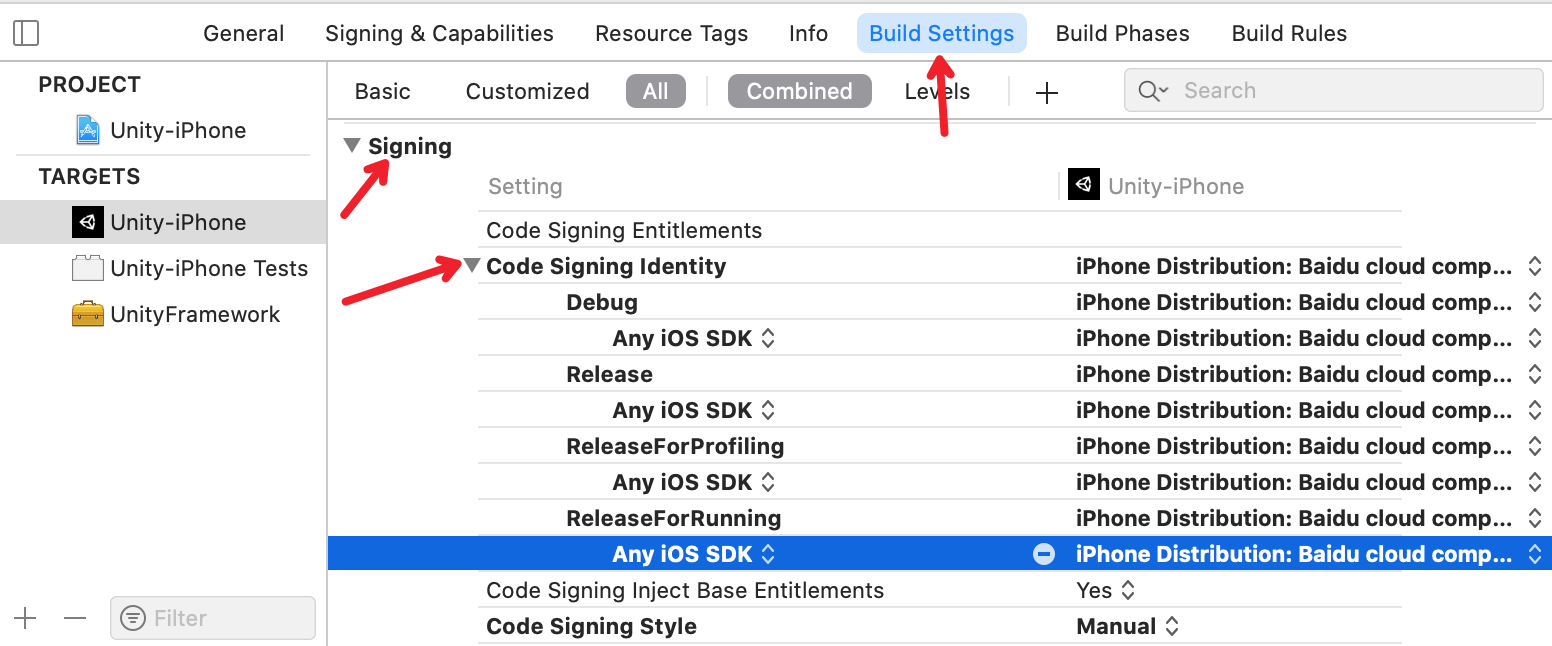 Code Signing Identity