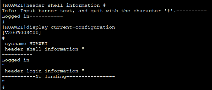 Huawei router switch eNSP configuration commands - Programmer Sought