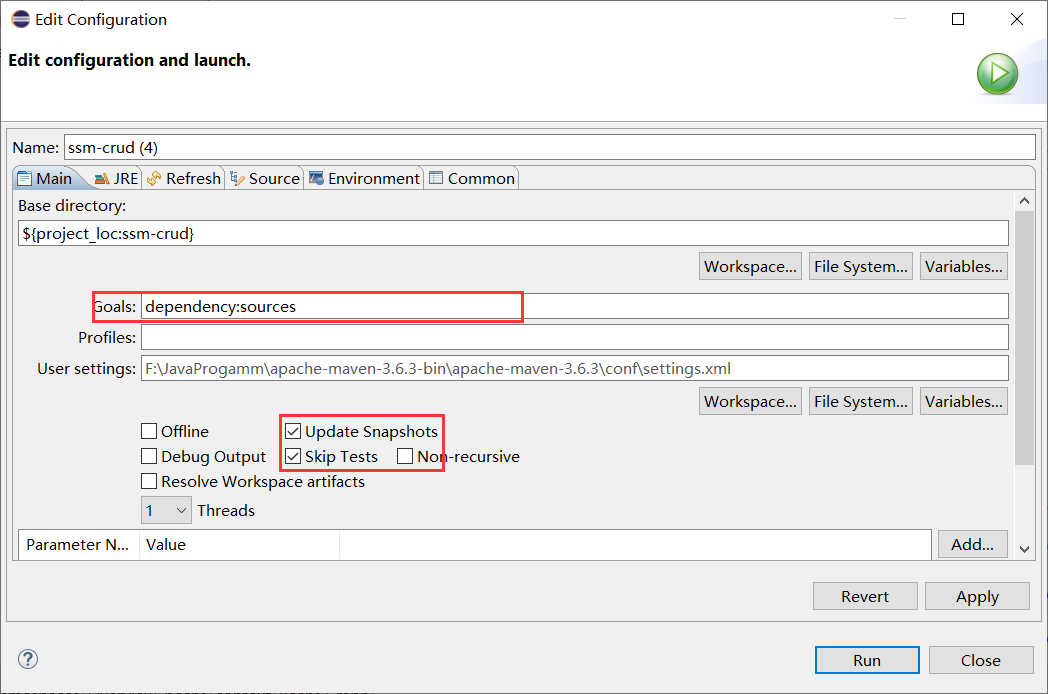 When using eclipse to write a project and using maven to guide the ...