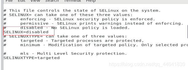 关闭selinux