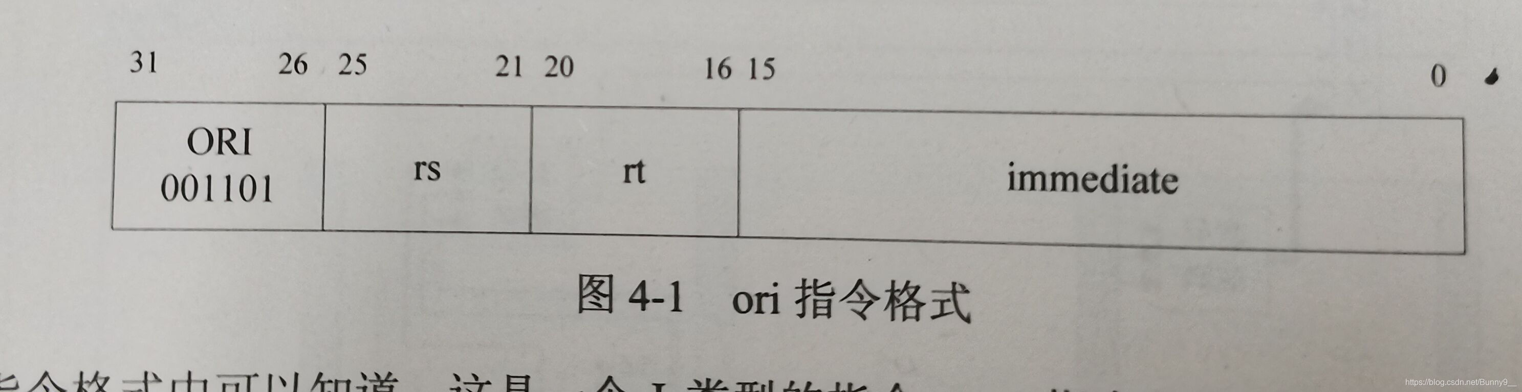 ORI指令格式