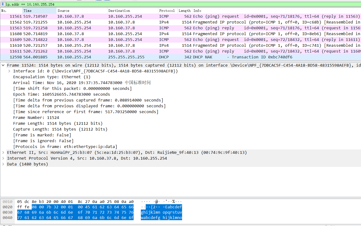 Wireshark packet capture-network layer - Programmer Sought