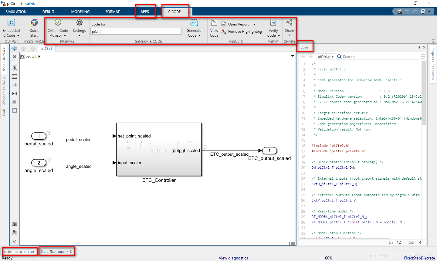 Simulink自动代码生成2——生成嵌入式代码(generating embedded code)_simulink code ...