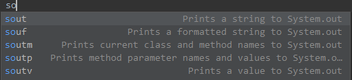 Intellij IDEA中快速生成简单代码