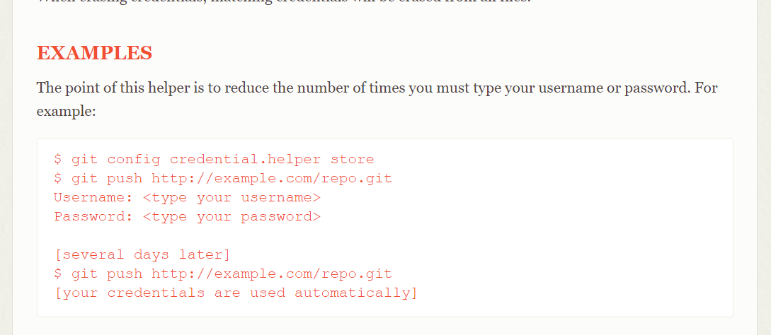 git 设置用户名密码