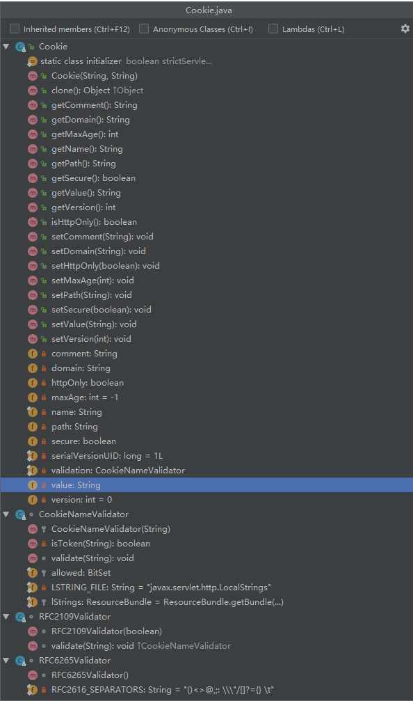 Tomcat-embed-core的Cookie
