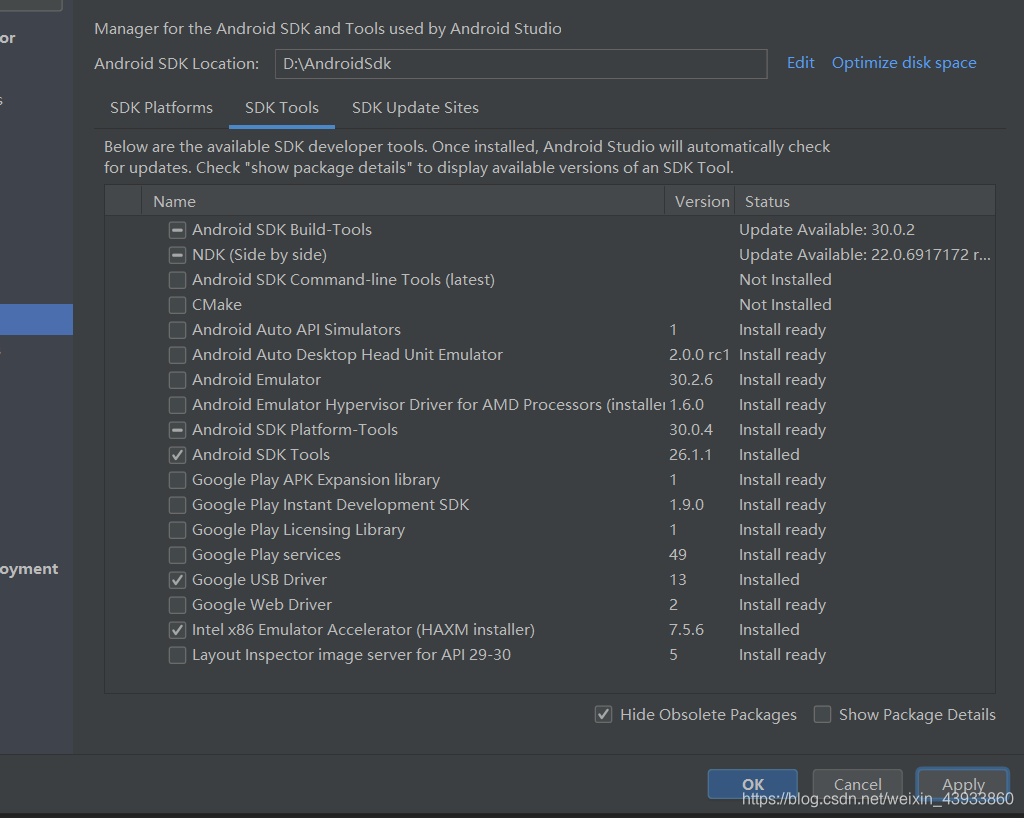 Android SDK Manager 只有一个SDK Tools的解决办法-CSDN博客