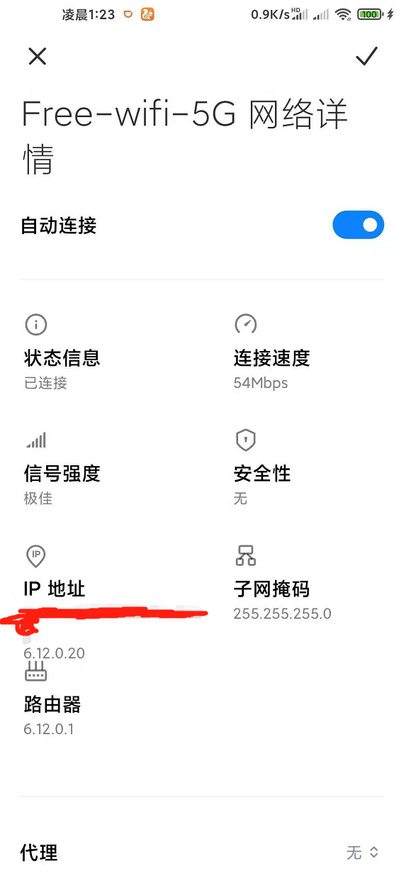 并已经自动获取到我们设置的IP和DNS