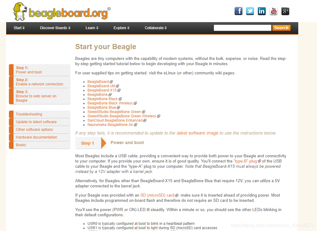 BeagleBone Black使用(二):连接狗板与系统更新_狗板如何远程链接-CSDN博客