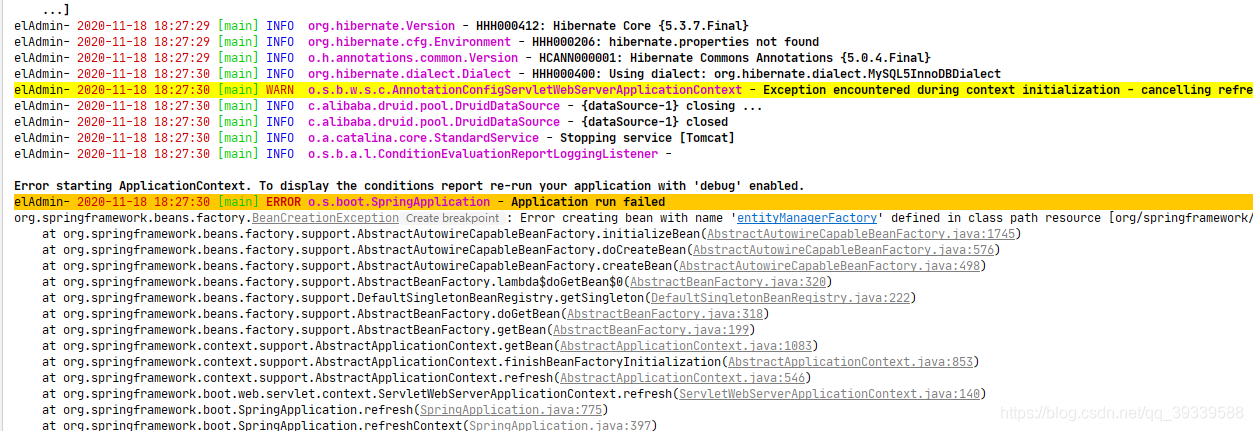 Bug Unsupported Property Type Java Lang Integer