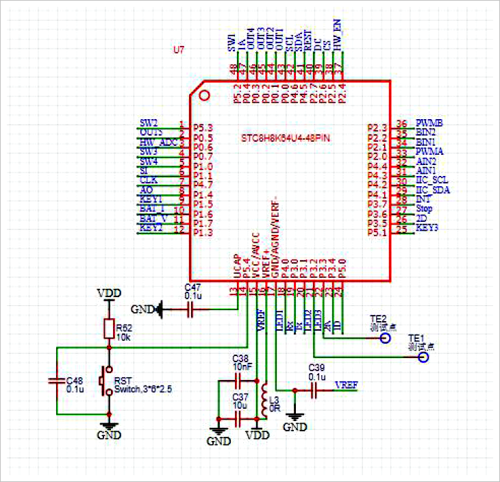 stc11f04e电路图图片