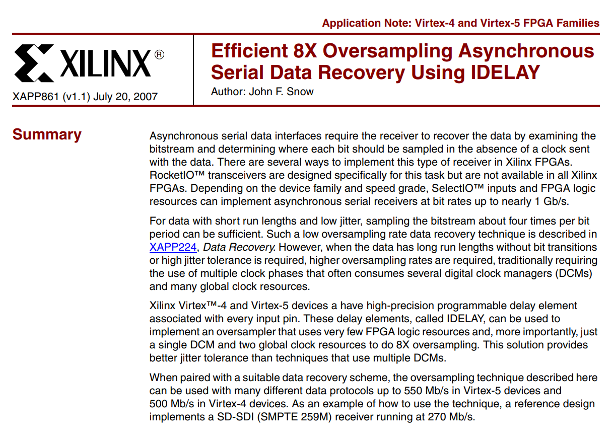 串行数据异步动态相位采样处理iodelayiserdes应用+CDR数据恢复方案_cdr 过采样CSDN博客